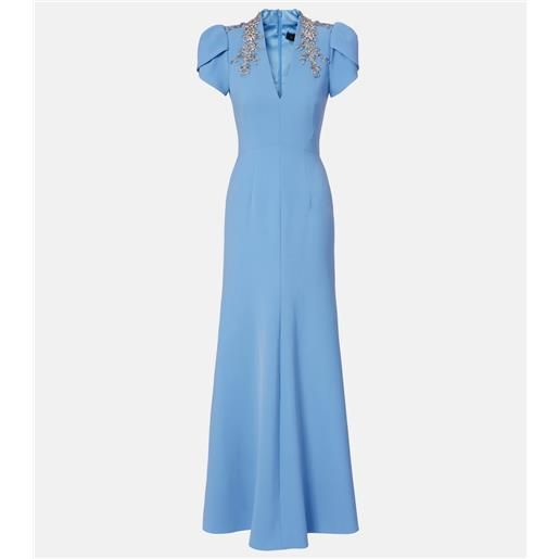 Jenny Packham abito lungo aries con cristalli