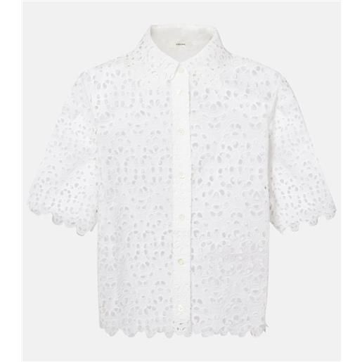 Frame camicia the deco eyelet in cotone