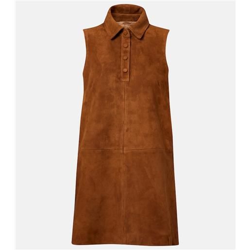 Frame il miniabito suede city in suede