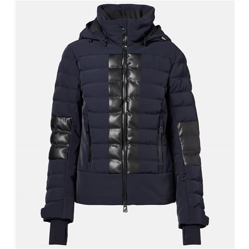 Toni Sailer giacca da sci lisbeth con similpelle