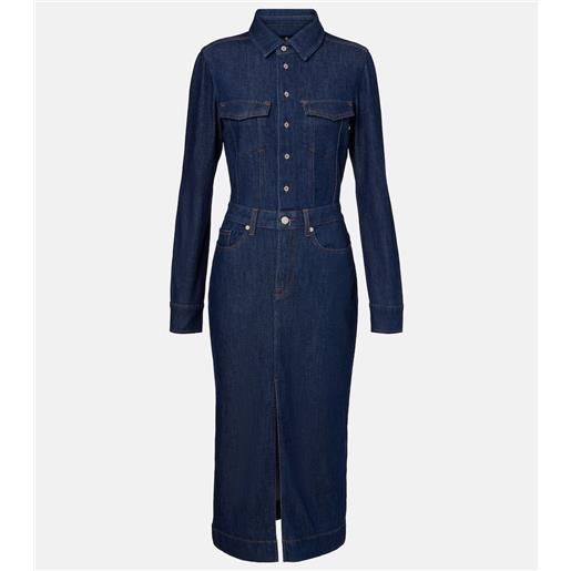 7 For All Mankind abito chemisier in denim