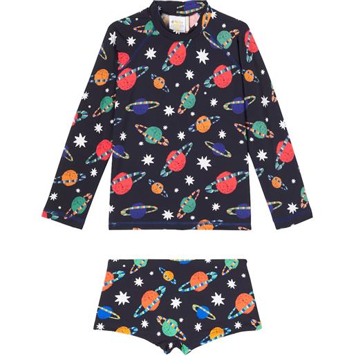 Fabula fã¡bula top anti-uv e costume da bagno con stampa