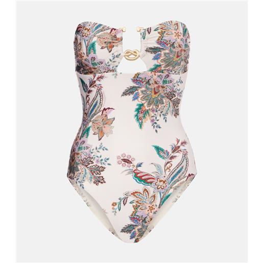 Zimmermann costume intero rhiannon con stampa paisley