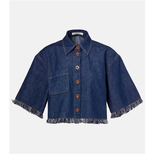 Zimmermann camicia di jeans rhiannon