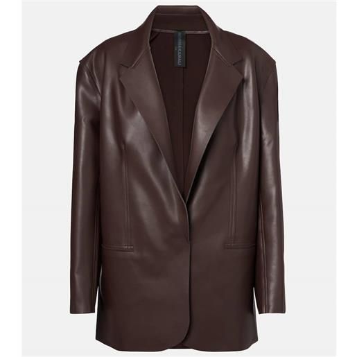 Norma Kamali blazer oversize monopetto