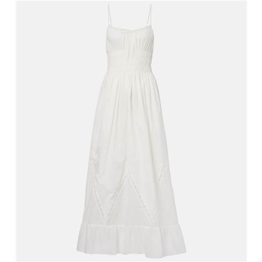 Faithfull abito lungo meline in voile di cotone