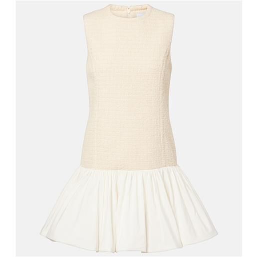 Patou miniabito in tweed e faille