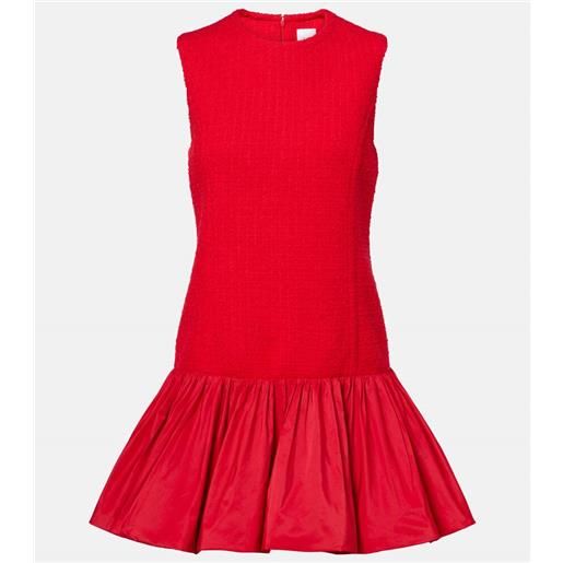 Patou miniabito in tweed e faille