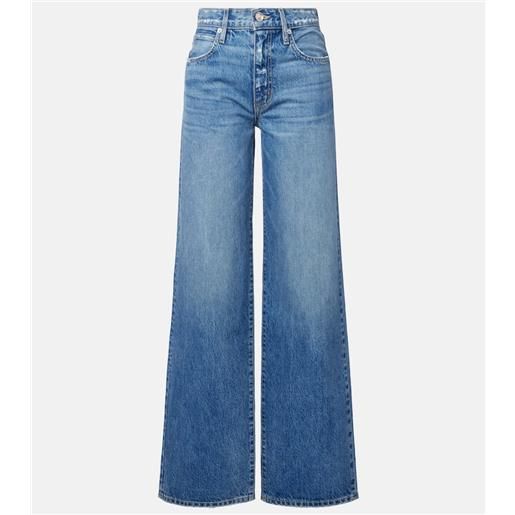 Slvrlake jeans jazmine a gamba larga e vita media