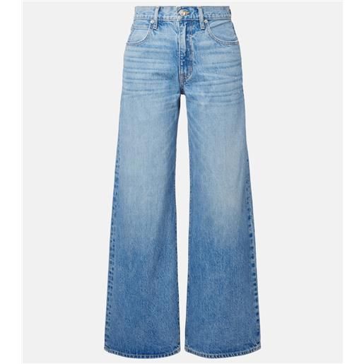 Slvrlake jeans selena a vita media e gamba larga