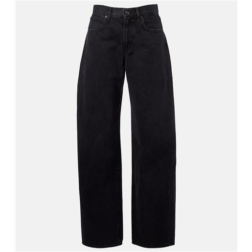 Slvrlake jeans barrel a vita alta tess long