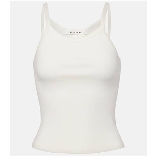 Slvrlake tank top in cotone a coste