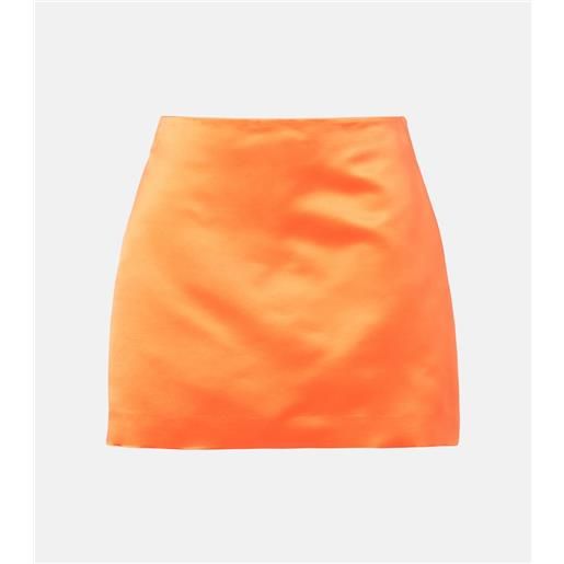 Lisa Yang minigonna in raso di seta