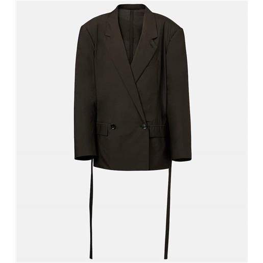 Lemaire blazer in cotone e seta