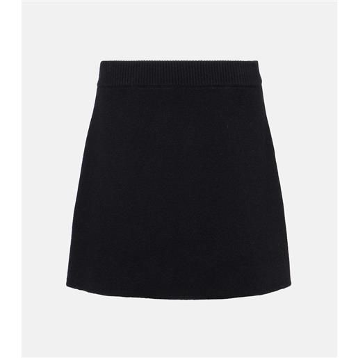 Lisa Yang minigonna clare in cashmere a vita alta