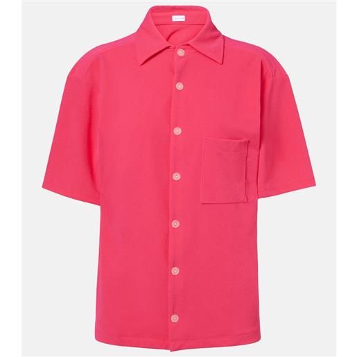 Jade Swim camicia bowling in spugna