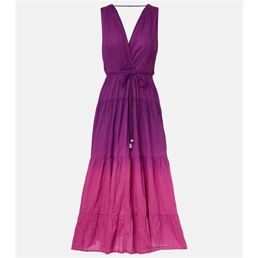 Velvet abito midi marilyn in voile di cotone