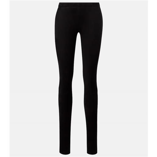 Stouls leggings carolyn in suede a vita media