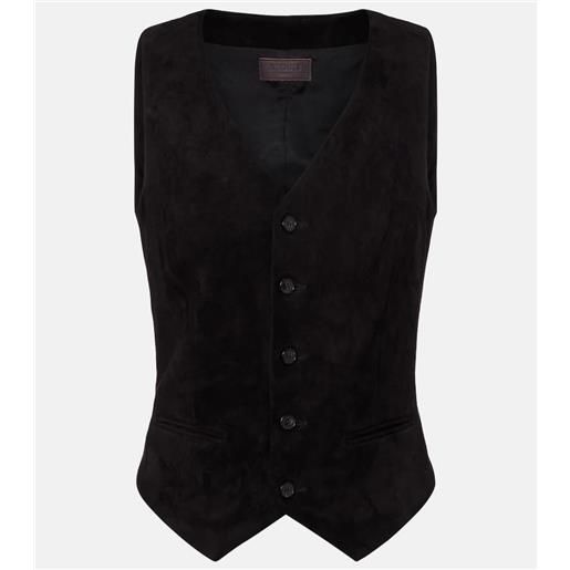 Stouls gilet capone in suede