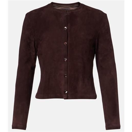 Stouls cardigan astrid in suede