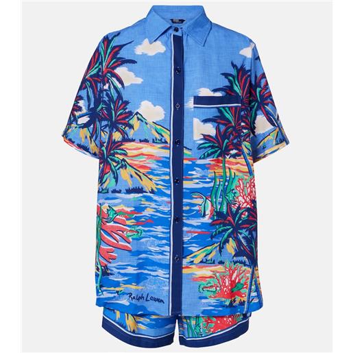 Polo Ralph Lauren camicia e shorts con stampa