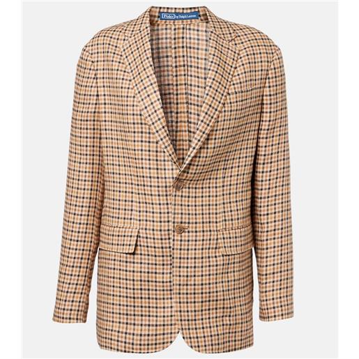 Polo Ralph Lauren blazer in lino a quadri