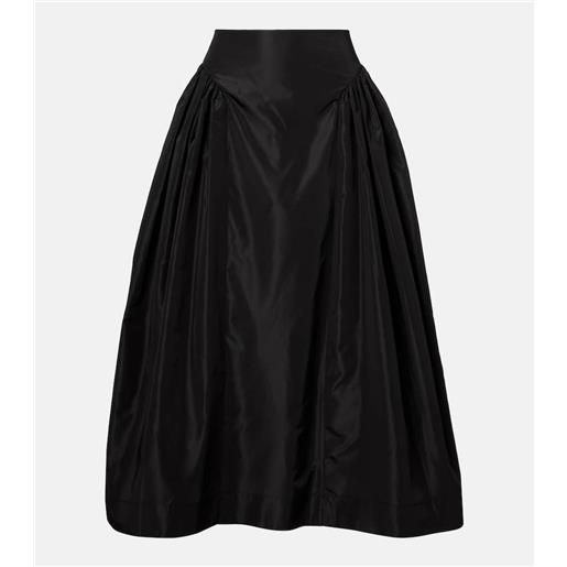 Simone Rocha gonna midi in taffetã