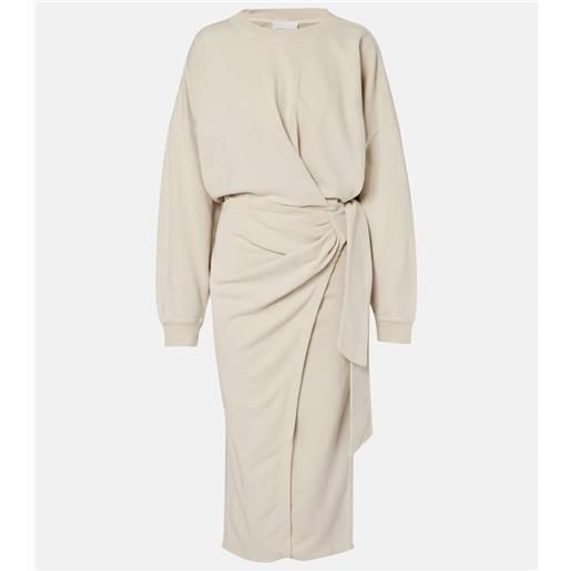 Marant Etoile abito midi in jersey di cotone