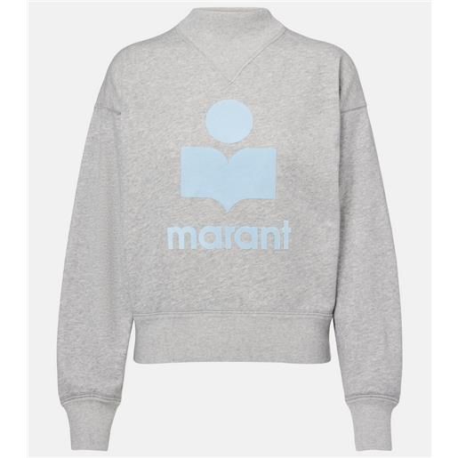 Marant Etoile felpa moby in jersey di misto cotone