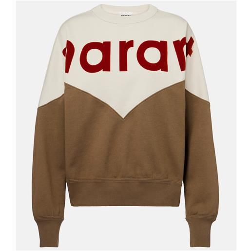 Marant Etoile felpa houston in jersey di misto cotone