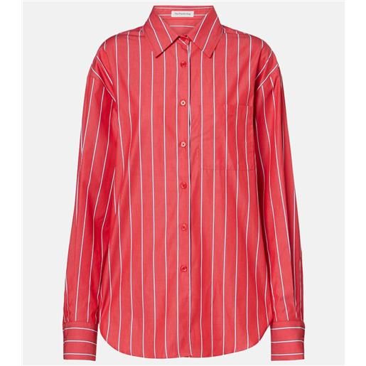 The Frankie Shop camicia lui in popeline di cotone a righe