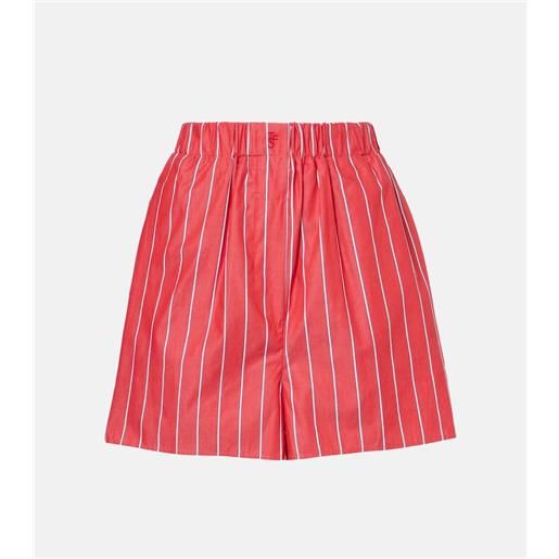The Frankie Shop shorts lui in popeline di cotone a righe