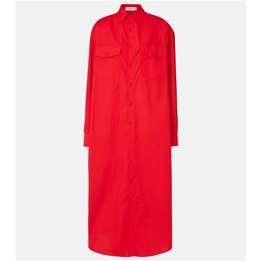 The Frankie Shop abito chemisier calren in cotone