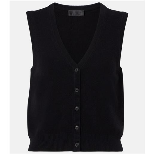 Nili Lotan gilet porter in cashmere