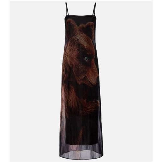 Acne Studios abito lungo in jersey