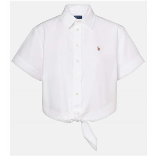 Polo Ralph Lauren camicia cropped in cotone
