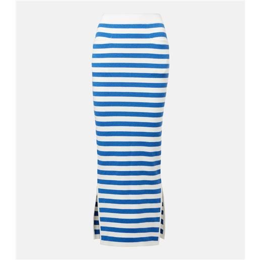 Posse gonna a tubino ari a righe