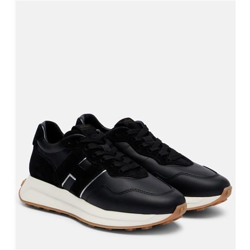 Hogan sneakers h641 in suede e pelle