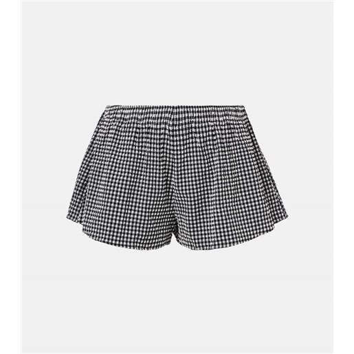 Hunza G shorts a quadretti