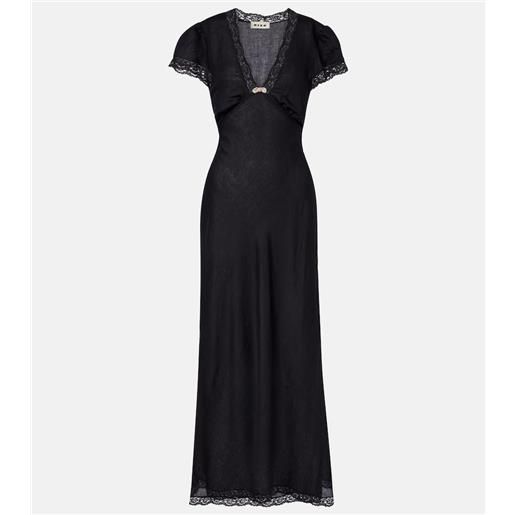 Rixo abito lungo clarice con pizzo