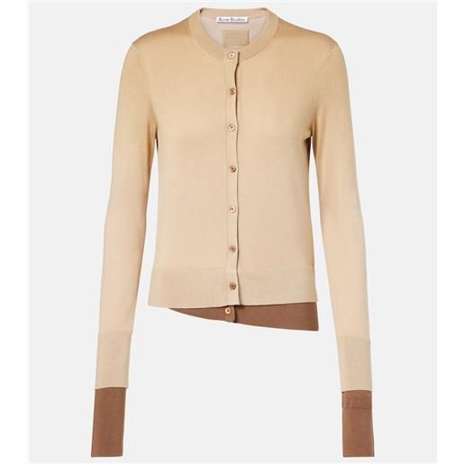 Acne Studios cardigan in seta, lana e cashmere