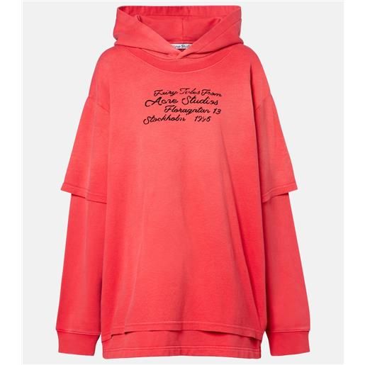 Acne Studios felpa floor in cotone