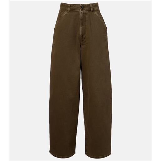 Lemaire jeans a gamba larga a vita alta