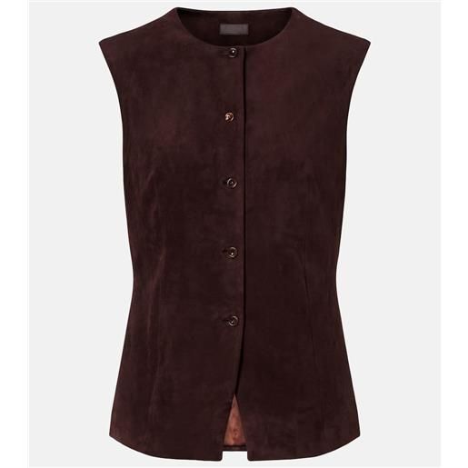 Stouls gilet casino in suede