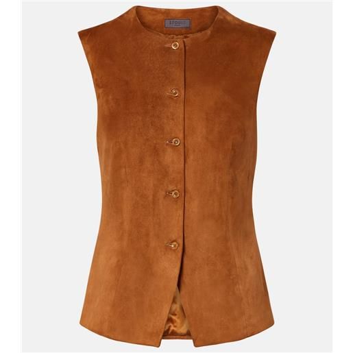 Stouls gilet casino in suede
