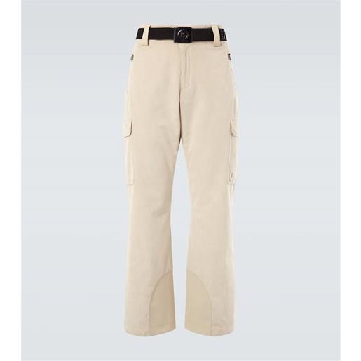 Bogner pantaloni da sci corbin in maglia a coste con cintura