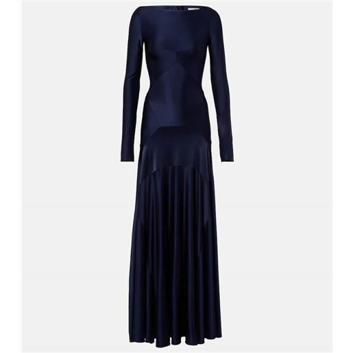 Rabanne abito lungo in jersey