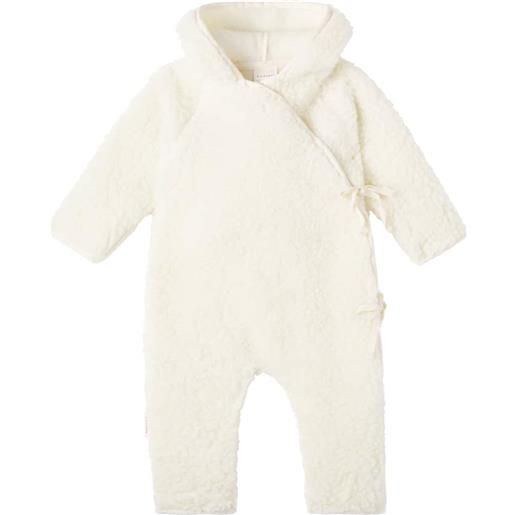 Binibamba baby - tutina in teddy di lana con cappuccio