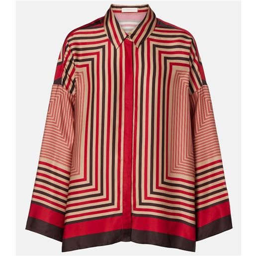 Faithfull camicia oversize cora con stampa