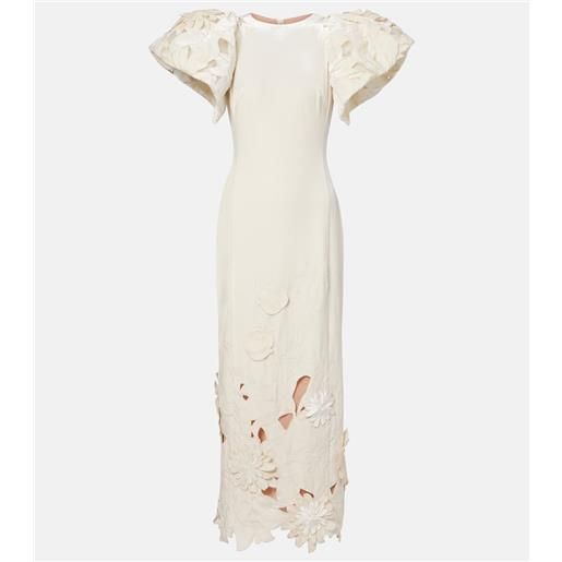 Leo Lin abito lungo lucina in velluto